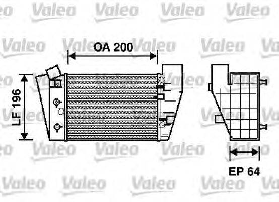 Интеркулер VALEO 817869