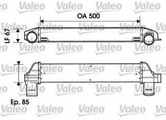 Интеркулер VALEO 817873