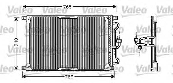 Конденсатор, кондиционер VALEO 818022