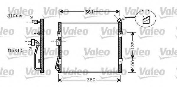 Конденсатор, кондиционер VALEO 818031