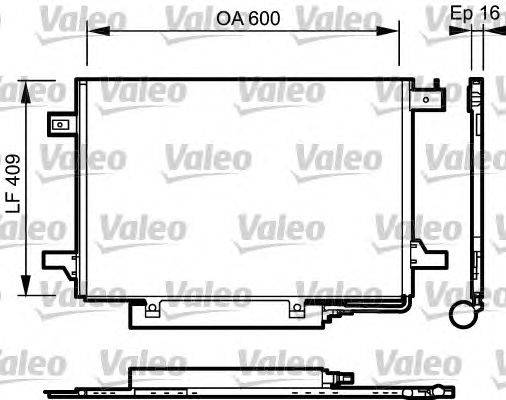 Конденсатор, кондиционер VALEO 818199