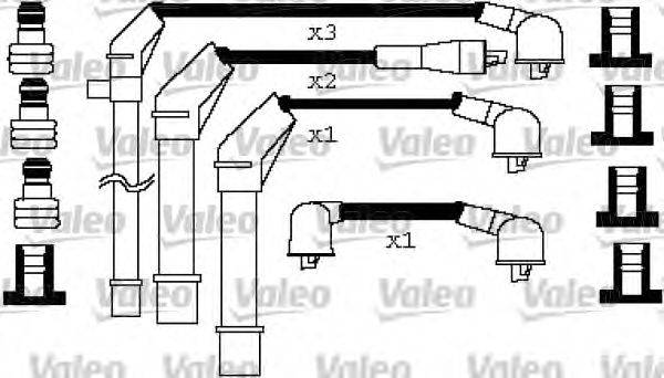 Комплект проводов зажигания VALEO 346259