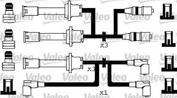 Комплект проводов зажигания VALEO 346214