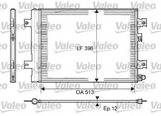 Конденсатор, кондиционер VALEO 814077