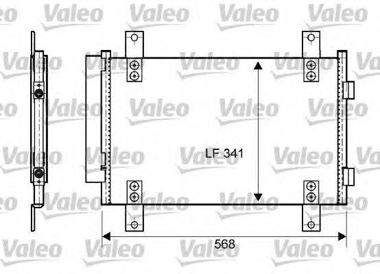 Конденсатор, кондиционер VALEO 814081