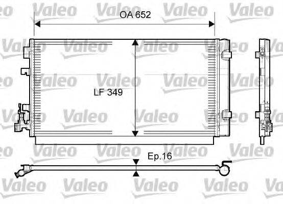 Конденсатор, кондиционер VALEO 814094