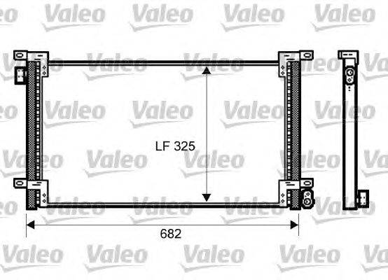 Конденсатор, кондиционер VALEO 818036