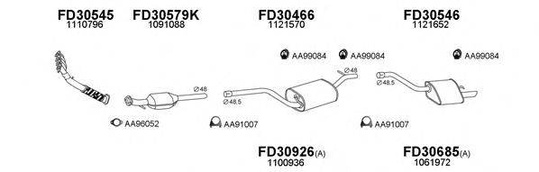 Система выпуска ОГ VENEPORTE 300200