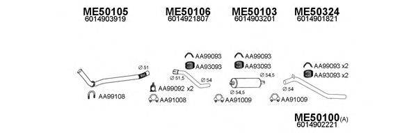Система выпуска ОГ VENEPORTE 500186