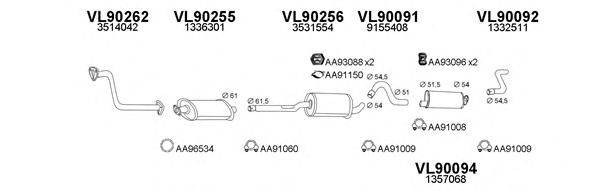 Система выпуска ОГ VENEPORTE 900103