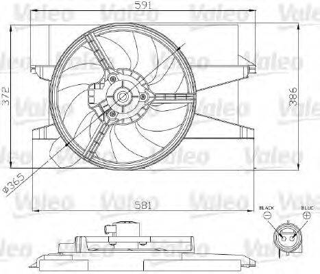 Электродвигатель, вентилятор радиатора FORD 1319972
