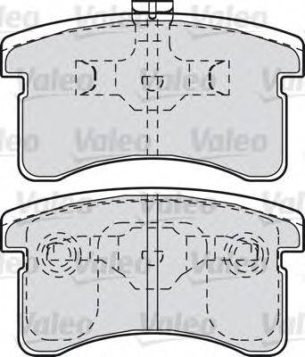 Комплект тормозных колодок, дисковый тормоз LUCAS ELECTRICAL 6131269
