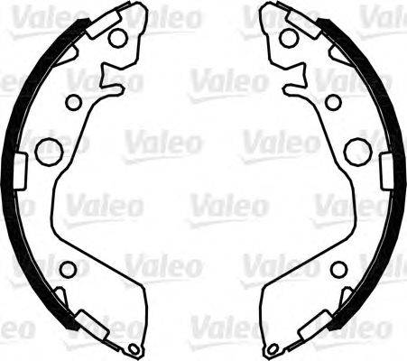 Комплект тормозных колодок VALEO 564089