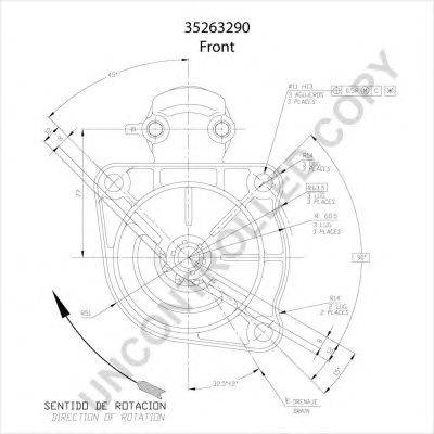 Стартер PRESTOLITE ELECTRIC 35263290