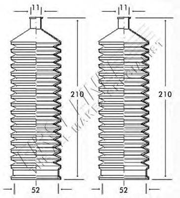 Пыльник, рулевое управление FIRST LINE FSG3095