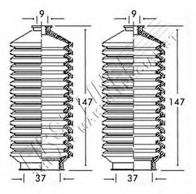 Пыльник, рулевое управление FIRST LINE FSG3144