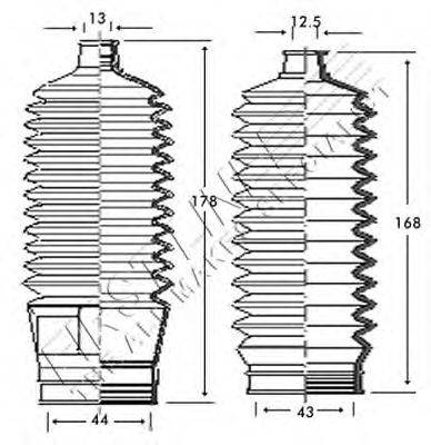 Пыльник, рулевое управление FIRST LINE FSG3232