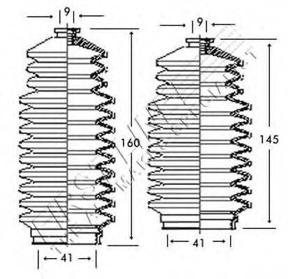 Пыльник, рулевое управление FIRST LINE FSG3245