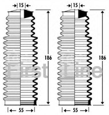 Пыльник, рулевое управление FIRST LINE FSG3275