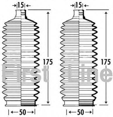 Пыльник, рулевое управление FIRST LINE FSG3288