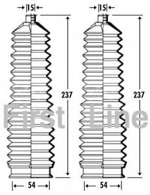 Пыльник, рулевое управление FIRST LINE FSG3324