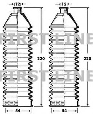 Пыльник, рулевое управление FIRST LINE FSG3340