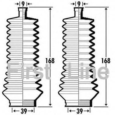 Пыльник, рулевое управление FIRST LINE FSG3358