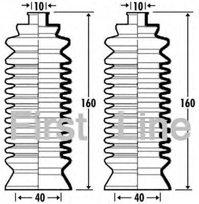 Пыльник, рулевое управление FIRST LINE FSG3369