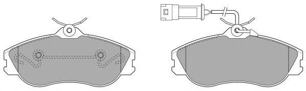 Комплект тормозных колодок, дисковый тормоз FREMAX FBP-0611