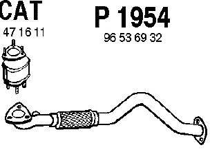 Труба выхлопного газа FENNO P1954