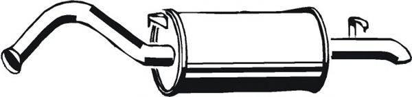 Глушитель выхлопных газов конечный ASMET 06.003