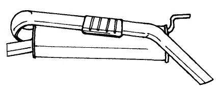 Глушитель выхлопных газов конечный SIGAM 13640