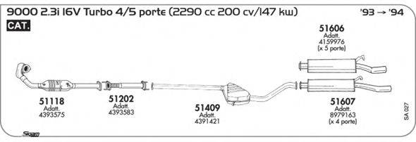 Система выпуска ОГ SIGAM SA027