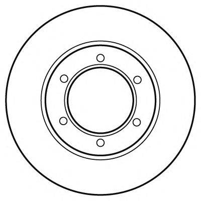 Тормозной диск SIMER D2254