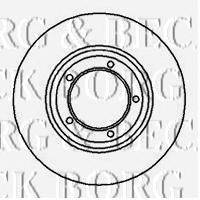 Тормозной диск BORG & BECK BBD4032