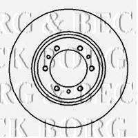 Тормозной диск BORG & BECK BBD4086