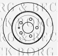 Тормозной диск BORG & BECK BBD4092