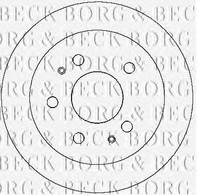 Тормозной диск BORG & BECK BBD4146