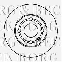 Тормозной диск BORG & BECK BBD4225