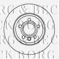 Тормозной диск BORG & BECK BBD4278