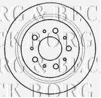 Тормозной диск BORG & BECK BBD4372