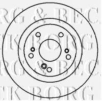 Тормозной диск BORG & BECK BBD4426