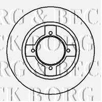 Тормозной диск BORG & BECK BBD4549