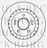 Тормозной диск BORG & BECK BBD4555