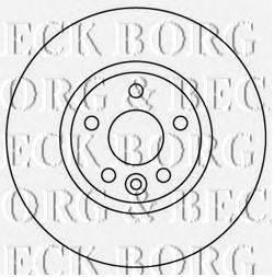 Тормозной диск BORG & BECK BBD4567