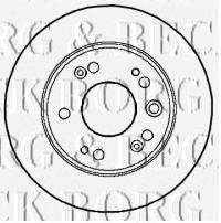 Тормозной диск BORG & BECK BBD4590