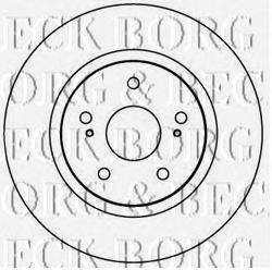 Тормозной диск BORG & BECK BBD4607