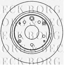 Тормозной диск BORG & BECK BBD4612
