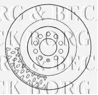 Тормозной диск BORG & BECK BBD4630