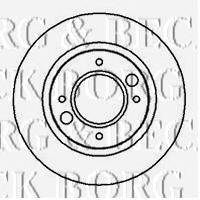 Тормозной диск BORG & BECK BBD4837